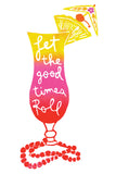 Let the Good Times Roll Greeting Card 6-Pack Inspired By Music