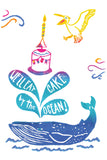 We'll Eat Cake By the Ocean Greeting Card 6-Pack Inspired By Music