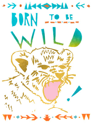 Born To Be Wild Greeting Card 6-Pack Inspired By Music