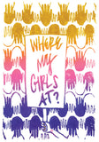 Where My Girls At Greeting Card 6-Pack Inspired By Music
