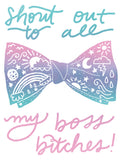 Shout Out To All My Boss Bitches Greeting Card 6-Pack Inspired By Music