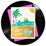 California Christmas Greeting Card 6-Pack Inspired By Music