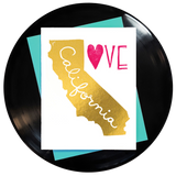 California Love Greeting Card 6-Pack Inspired By Music