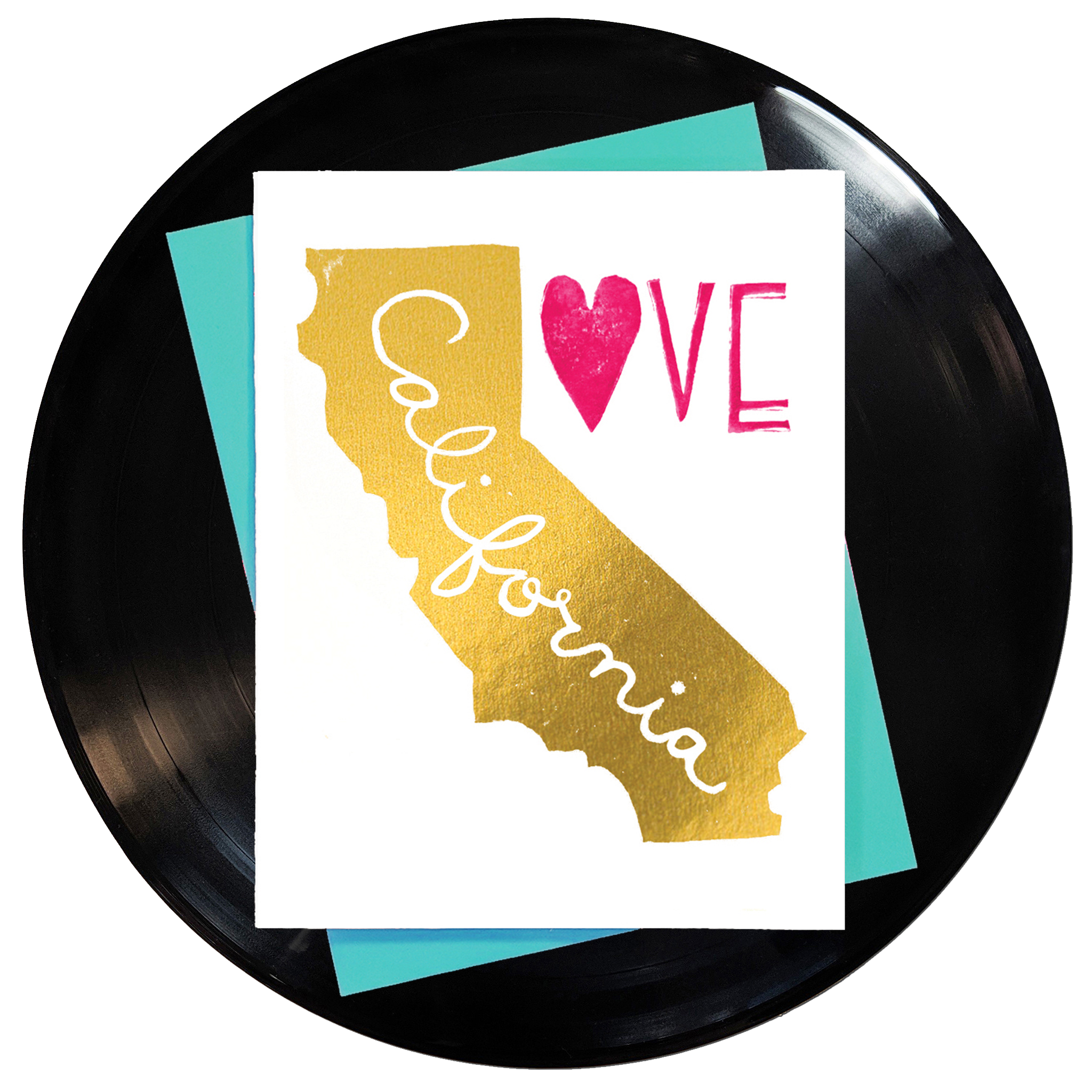 California Love Greeting Card 6-Pack Inspired By Music