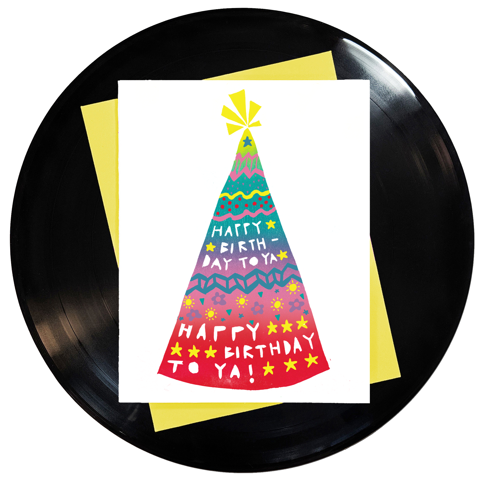 Happy Birthday Happy Birthday To Ya Greeting Card 6-Pack Inspired By Music