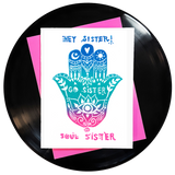 Hey Sister Go Sister Soul Sister Greeting Card 6-Pack Inspired By Music