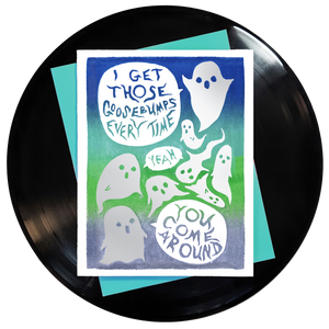I Get Those Goosebumps Greeting Card 6-Pack Inspired By Music