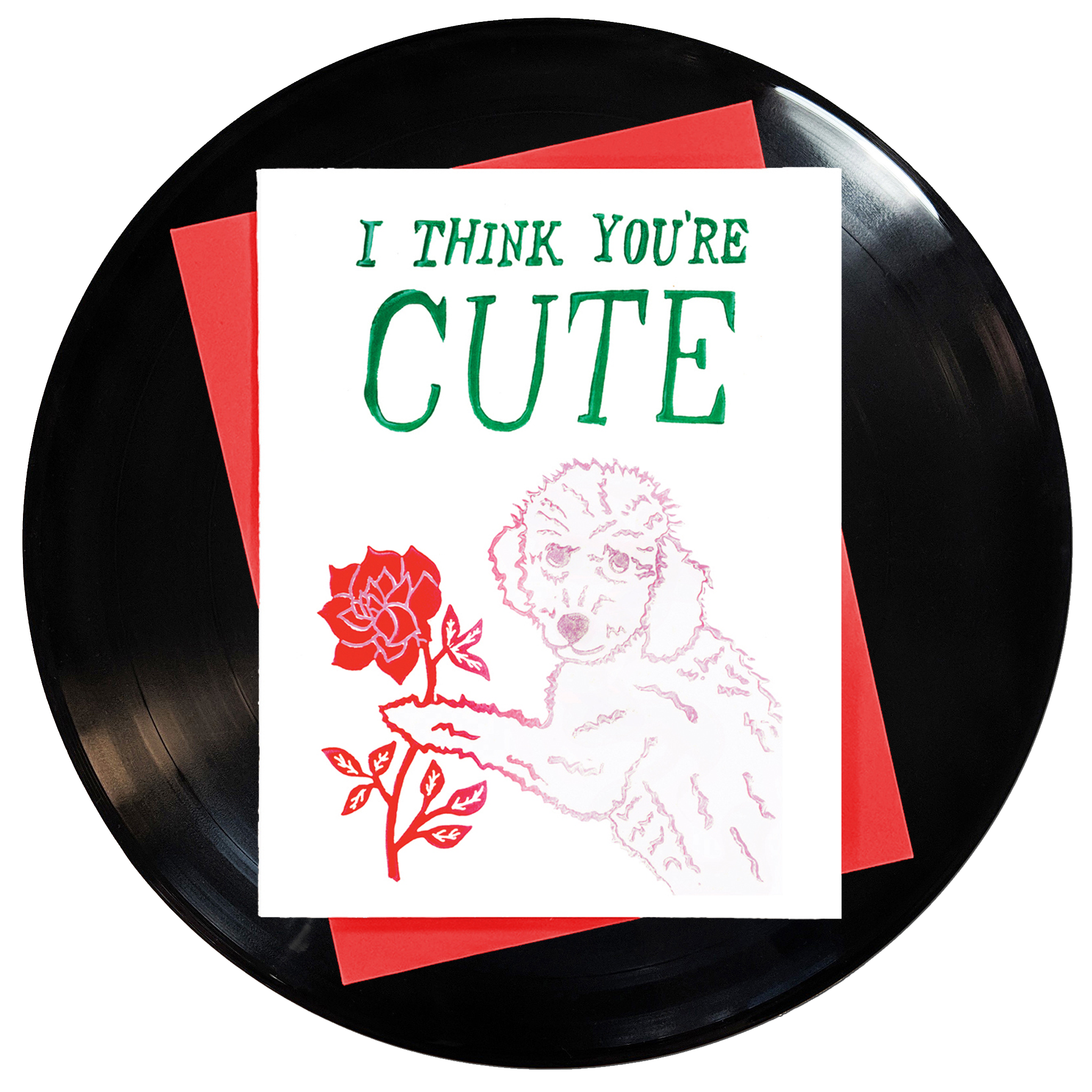 I Think You're Cute Greeting Card 6-Pack Inspired By Music