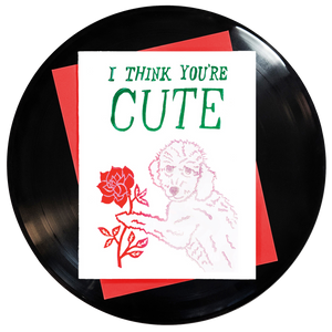 I Think You're Cute Greeting Card 6-Pack Inspired By Music