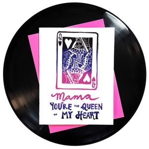Mama You're The Queen Of My Heart Greeting Card 6-Pack Inspired By Music