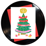 Rockin' Around the Christmas Tree Have a Happy Holiday Greeting Card 6-Pack Inspired By Music