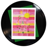 Sun is Shining Greeting Card - SALE! Inspired By Music