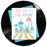 They Say It's Your Birthday Greeting Card 6-Pack Inspired By Music