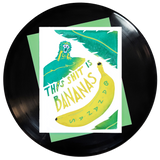 This Shit Is Bananas Greeting Card 6-Pack Inspired By Music
