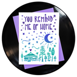 You Remind Me Of Home Greeting Card 6-Pack Inspired By Music
