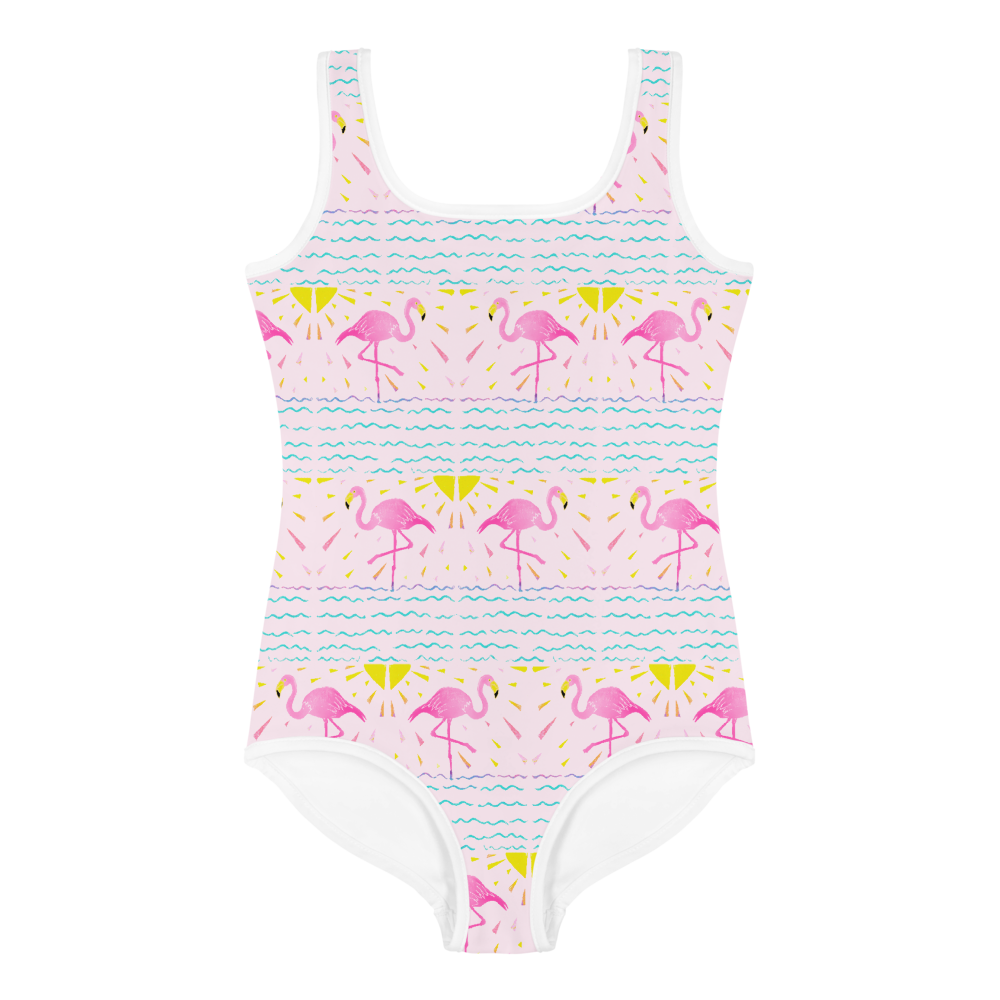 Flamingo Rays Kids Swimsuit