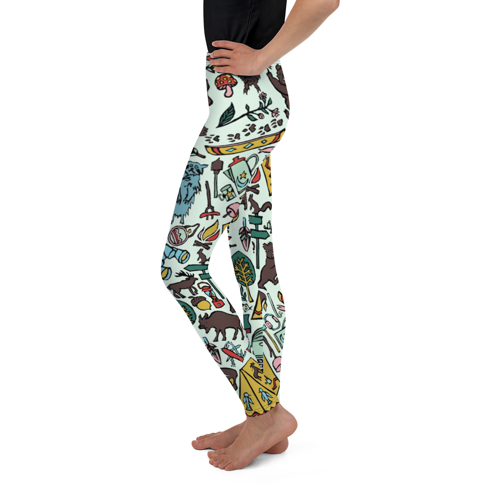Whimsical Wilderness Youth Leggings – Foreignspell