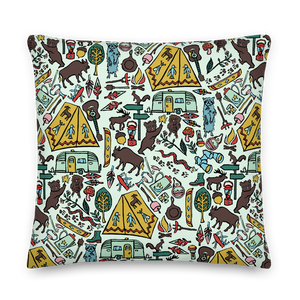 Whimsical Wilderness Premium Pillow