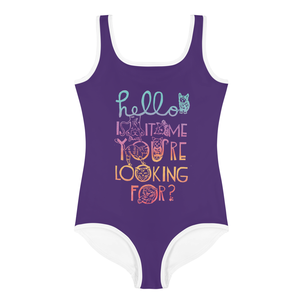 Hello Is It Me You're Looking For Kids Swimsuit