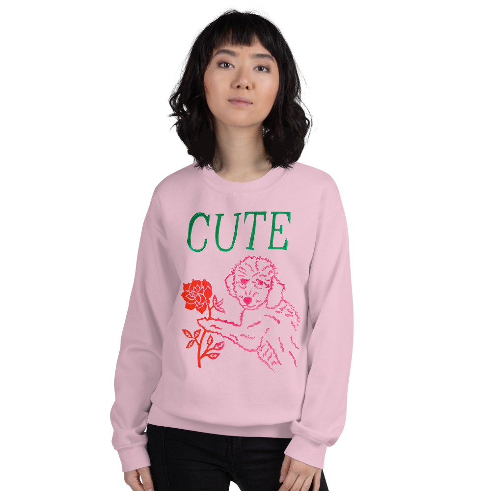 I Think You're Cute Adult Sweatshirt