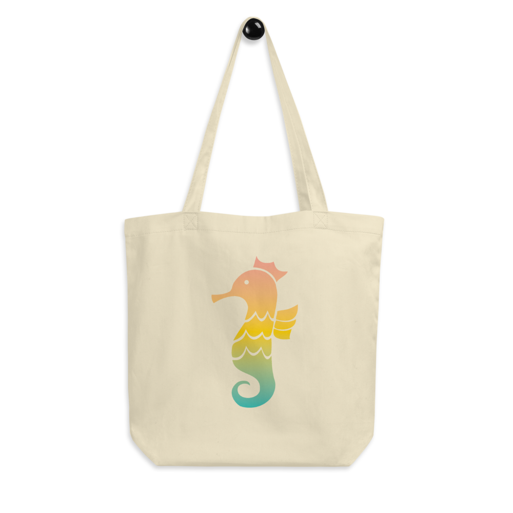 Royal Seahorse Eco Tote Bag