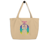 Females Are Strong As Hell Large Tote Bag