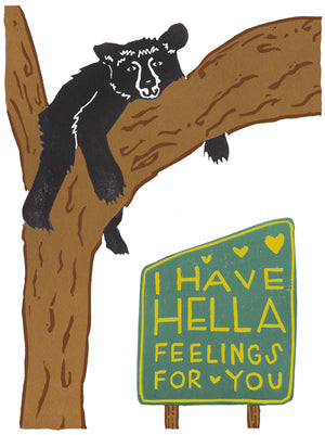 I Have Hella Feelings For You Greeting Card 6-Pack Inspired By Music