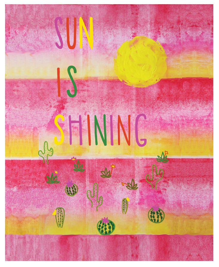 Sun is Shining Greeting Card - SALE! Inspired By Music