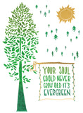 Your Soul Is Evergreen Greeting Card 6-Pack Inspired By Music