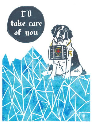 I'll Take Care Of You Greeting Card 6-Pack Inspired By Music