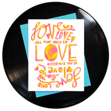 All You Need Is Love Love Is All You Need Greeting Card 6-Pack Inspired By Music