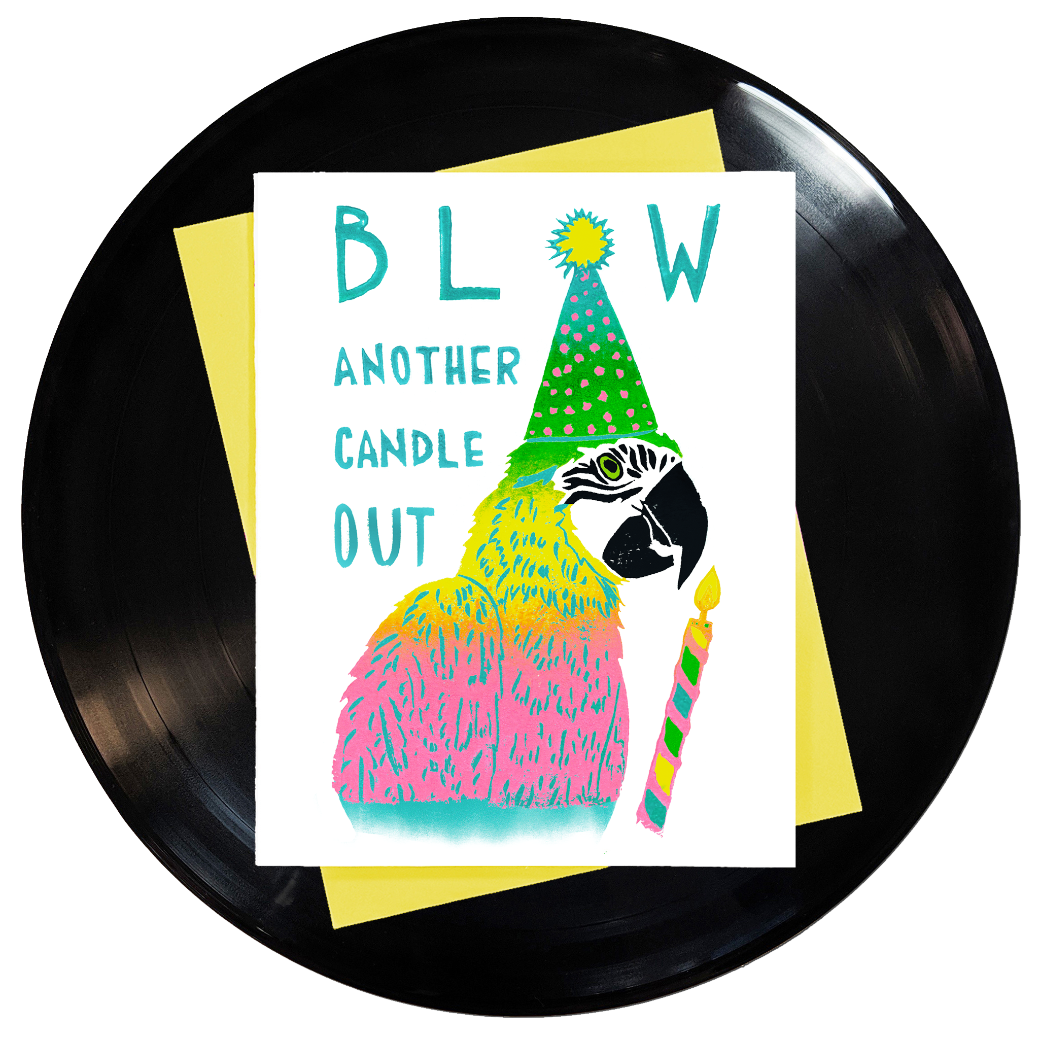 Blow Another Candle Out Greeting Card 6-Pack Inspired By Music