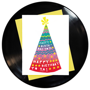 Happy Birthday Happy Birthday To Ya Greeting Card 6-Pack Inspired By Music