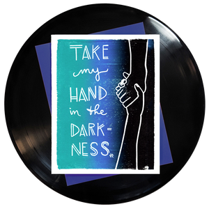 Take My Hand In The Darkness Greeting Card 6-Pack Inspired By Music