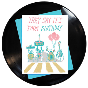 They Say It's Your Birthday Greeting Card 6-Pack Inspired By Music