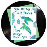 You Are My Best Friend Greeting Card 6-Pack Inspired By Music