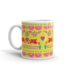 Handmade Love Papel Picado Mug
