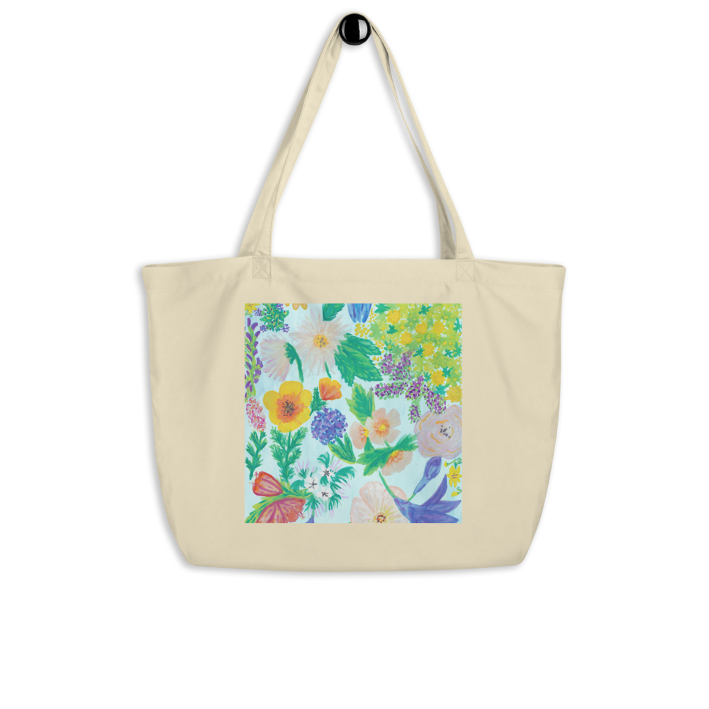 Garden For The Enlightenment Large Eco Tote Bag