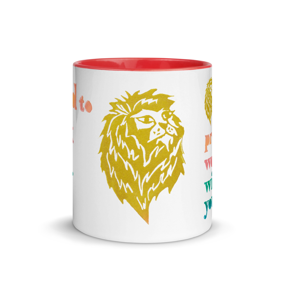 Proud To Work With You Mug with Color Inside