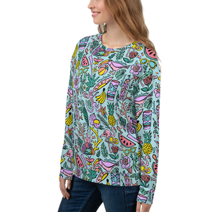 Tropical Fantasies Pattern Sweatshirt