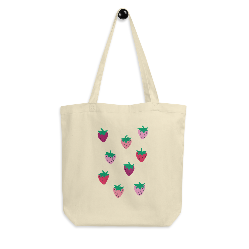 Strawberry Patch Eco Tote Bag