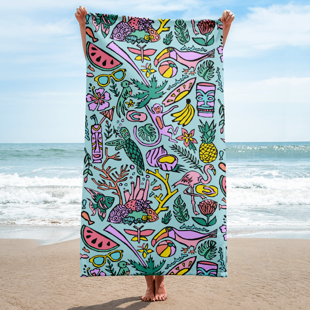 Tropical Fantasies Towel