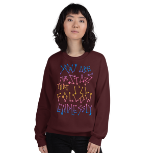 You Are The Stars That I'll Follow Endlessly Adult Sweatshirt