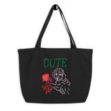 I Think You're Cute Large Eco Tote Bag