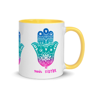 Hey Sister Go Sister Soul Sister Mug with Color Inside