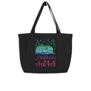 Without You My Life Would Be Boring Large Eco Tote Bag