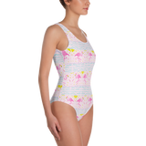 Flamingo Rays One-Piece Swimsuit