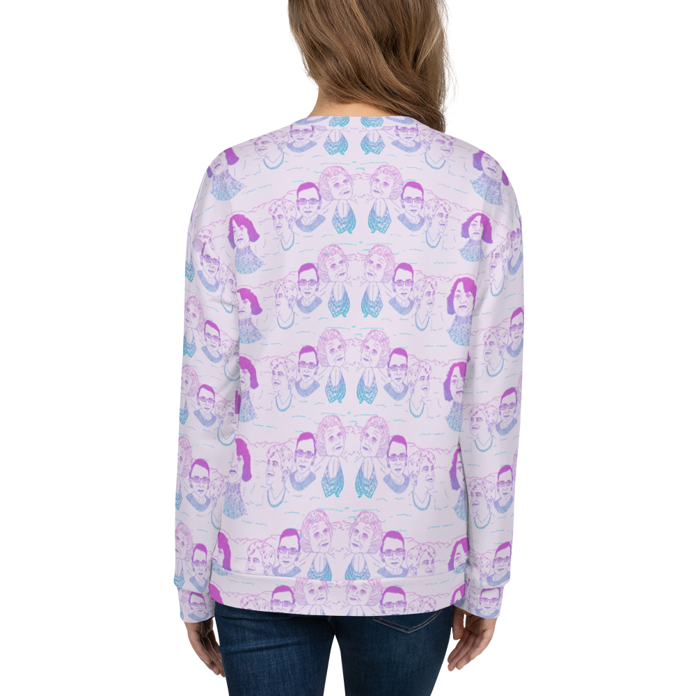 Mount Bushmore Pattern Sweatshirt