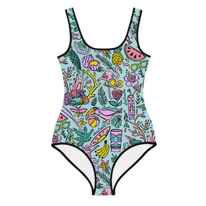 Tropical Fantasies Youth Swimsuit