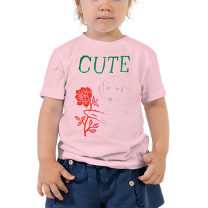 I Think You're Cute Toddler Short Sleeve Tee
